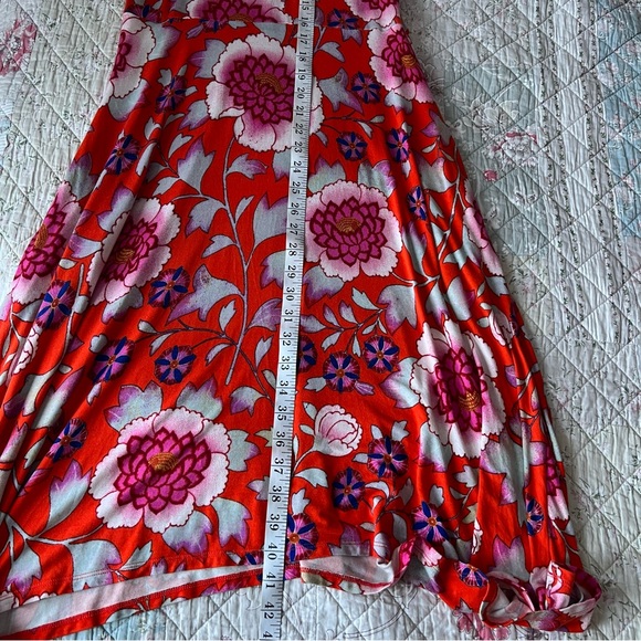 Anthropologie Maeve The Cleary Floral Mockneck Dress Size S With Pockets - Picture 10 of 13